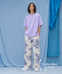 Flower Print Wide Pants