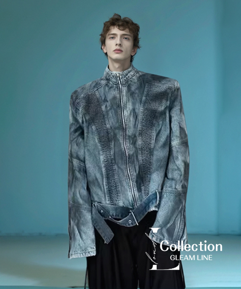 Textured Zip-Up Jacket