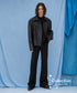 Buttonless Faux Leather Jacket