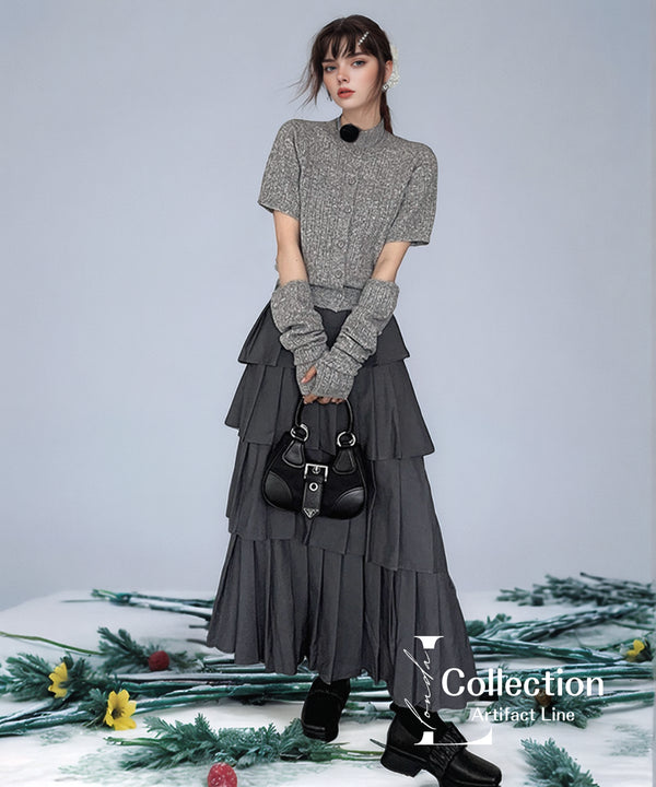 Rib Button Pleats Series