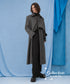 Layered Zip Long Coat