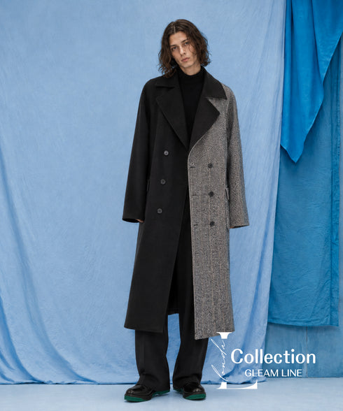 Contrast Double Coat