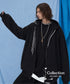 Spindle Cord Zip Hoodie