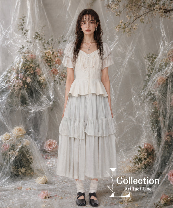 Frill Veil Dress
