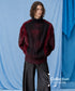 Fur Sleeve Cable Knit Top