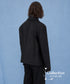 Buttonless Faux Leather Jacket