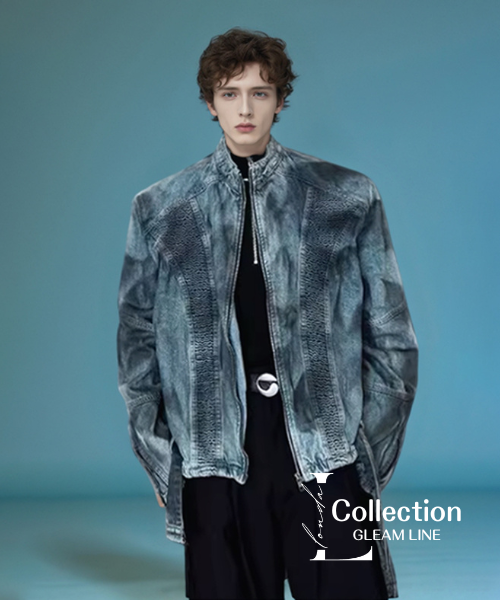 Textured Zip-Up Jacket