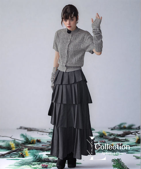 Rib Button Pleats Series