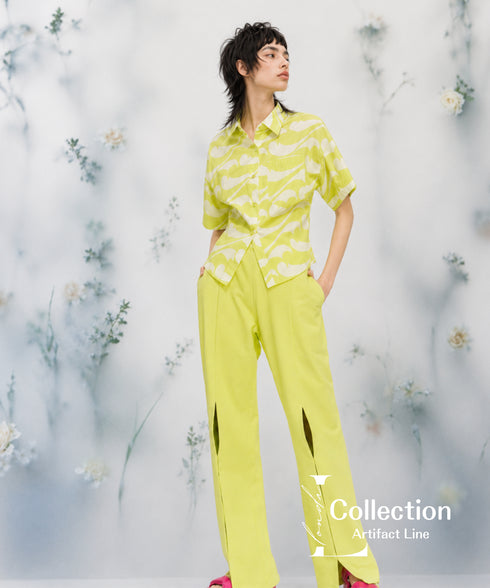 Wave Pattern Short Sleeve Shirt