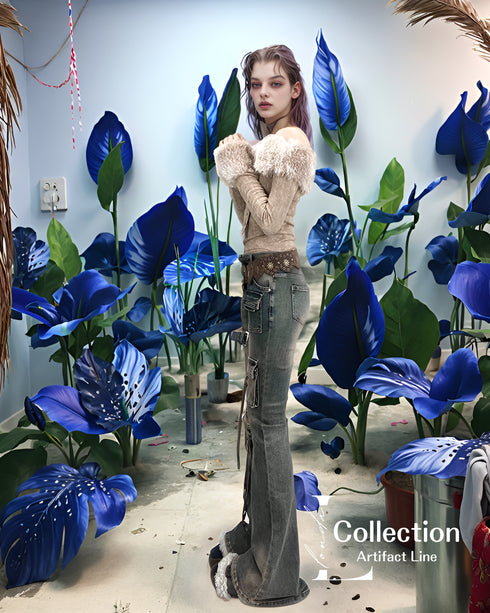 Crinkle Cami & Wide Pants Set