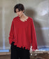 Irregular Hole Sweater