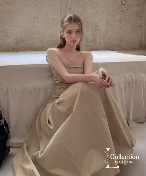 Bare Top Flare Dress