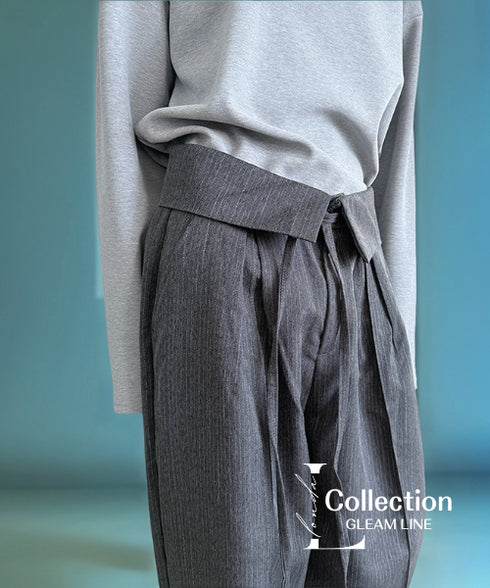 Flip-up Waist Loose Pants