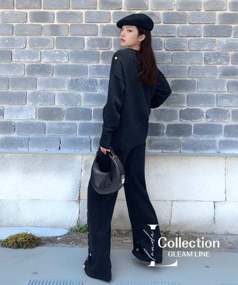 Colorful Bijou Top & Pants