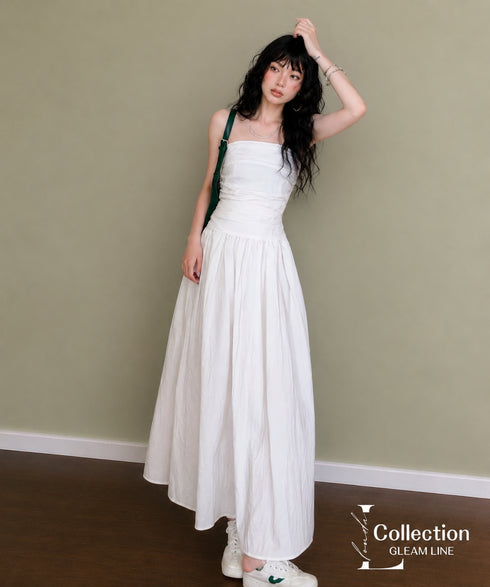 Bare Top Flare Dress