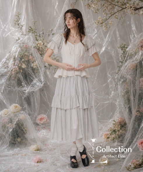 Frill Veil Dress