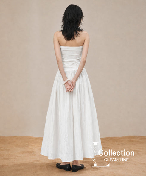 Bare Top Flare Dress