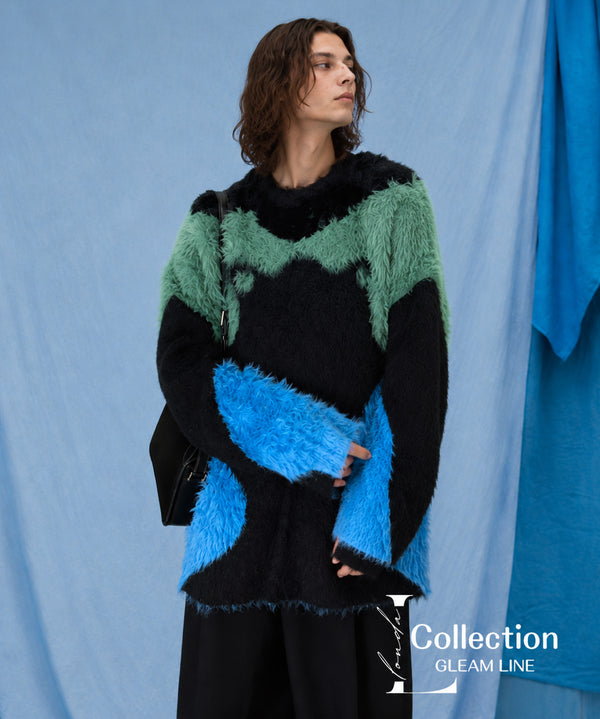 Fuzzy Wave Pullover