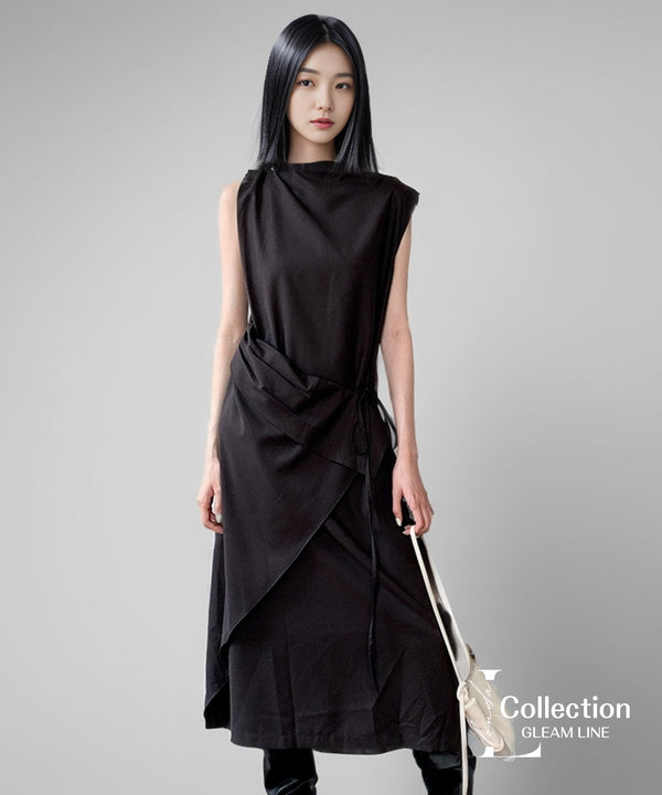 Half High Collar Dress