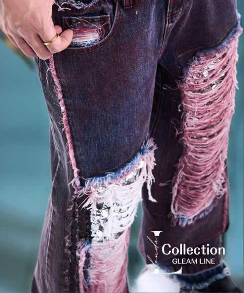 Distressed Tassel Stitch Denim Series