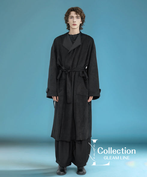 Buttonless Asymmetrical Jacket