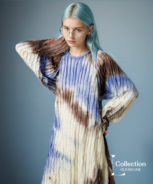 Tie-dye Pleats Series