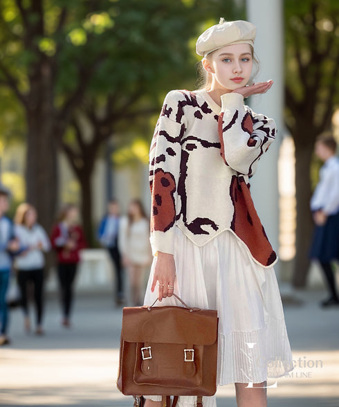 Scallop Bear Sweater