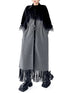 Tulle Layered Long Coat