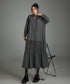 Ruched Tier Long Shirt Dress