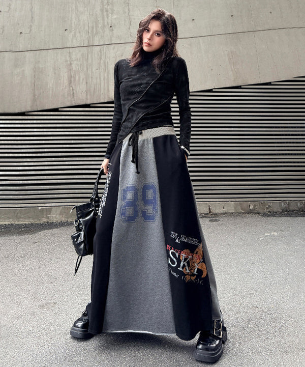 Bicolor Zip Top & Skirt Co-ord