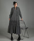 Ruched Tier Long Shirt Dress