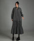 Ruched Tier Long Shirt Dress