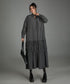 Ruched Tier Long Shirt Dress