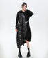 Drape Panel Mixed Texture Dress