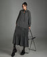 Ruched Tier Long Shirt Dress