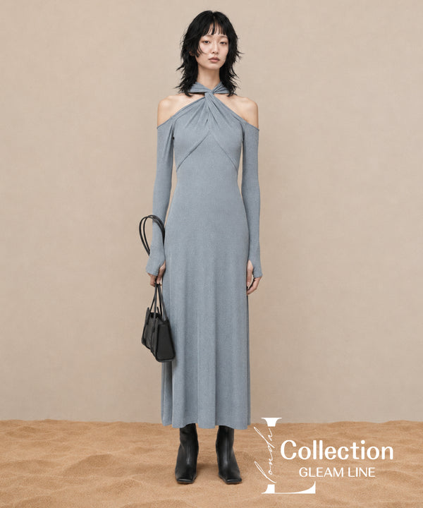Cross Drape Maxi Dress