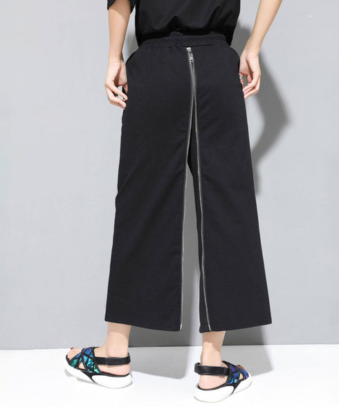 Center Zip Wide Pants