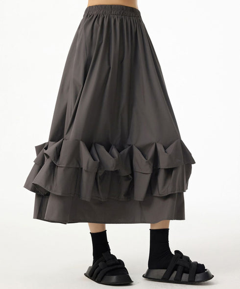 Frill Curve Skirt