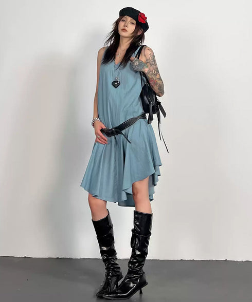 Drop Flare Dress