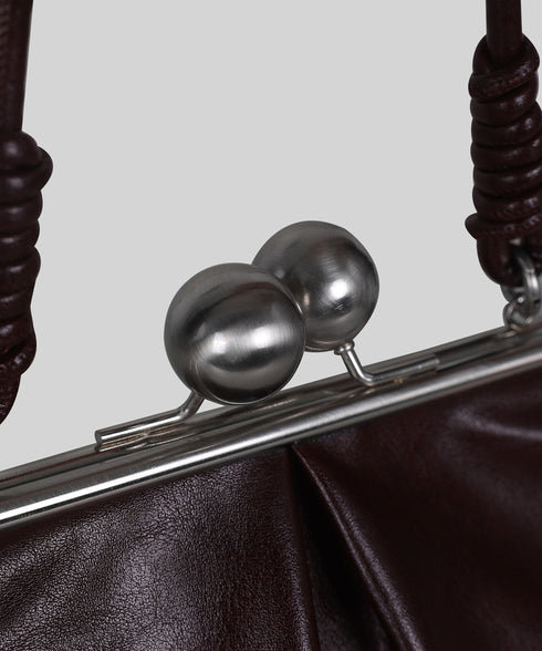 Metal Clasp Soft Bag