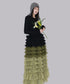 Cascade Frill Long Skirt