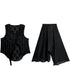 Oval Trace Vest&Skirt Co-ord
