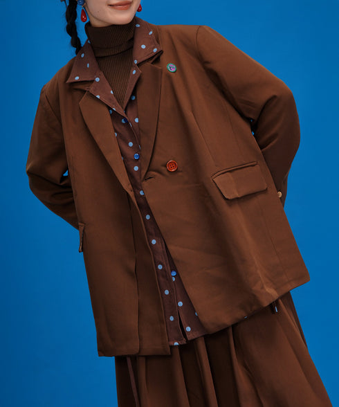 Retro Dot Layer Brown Series