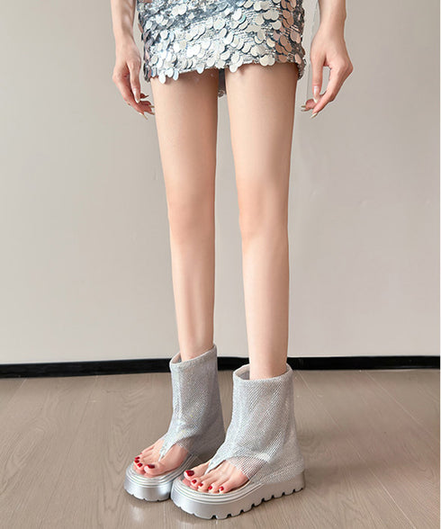 Crystal Mesh Sandal