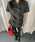 Grid Fold Blouse