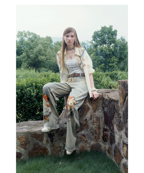 Bijou Print Blouse