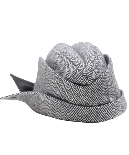 Herringbone Fold Cap