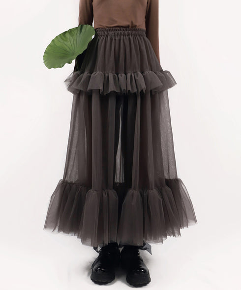 Halo Tier Ruffle Skirt