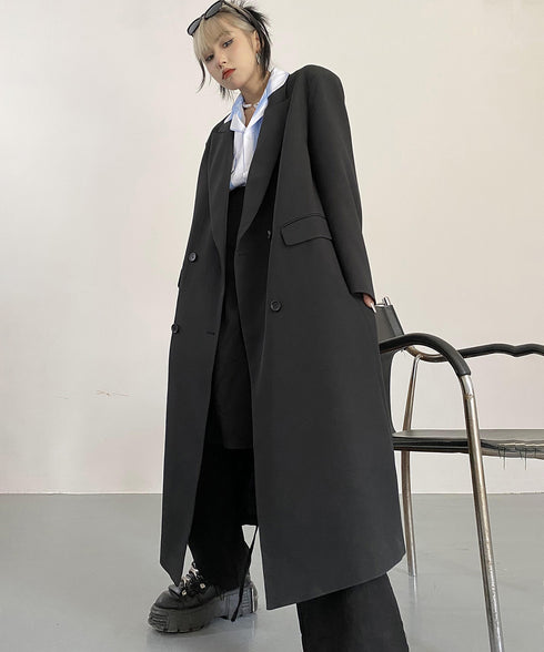 Modern Double Long Coat