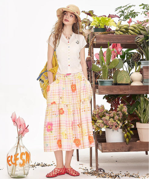 Pastel Button Cardigan